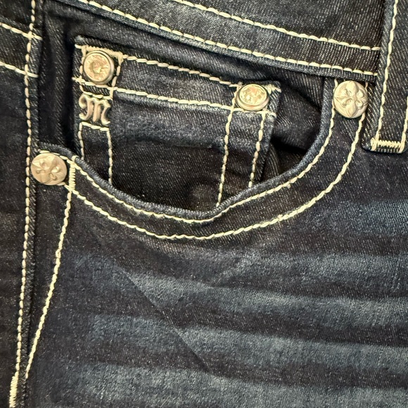 Miss Me - Dark Wash Boot Cut Jeans - 31/32 - Picture 4 of 7